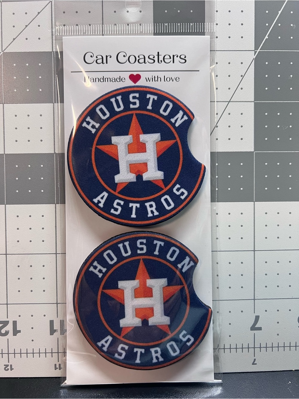 Houston Astros Car Coasters